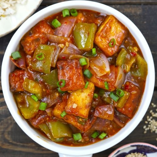 Chilli Paneer.