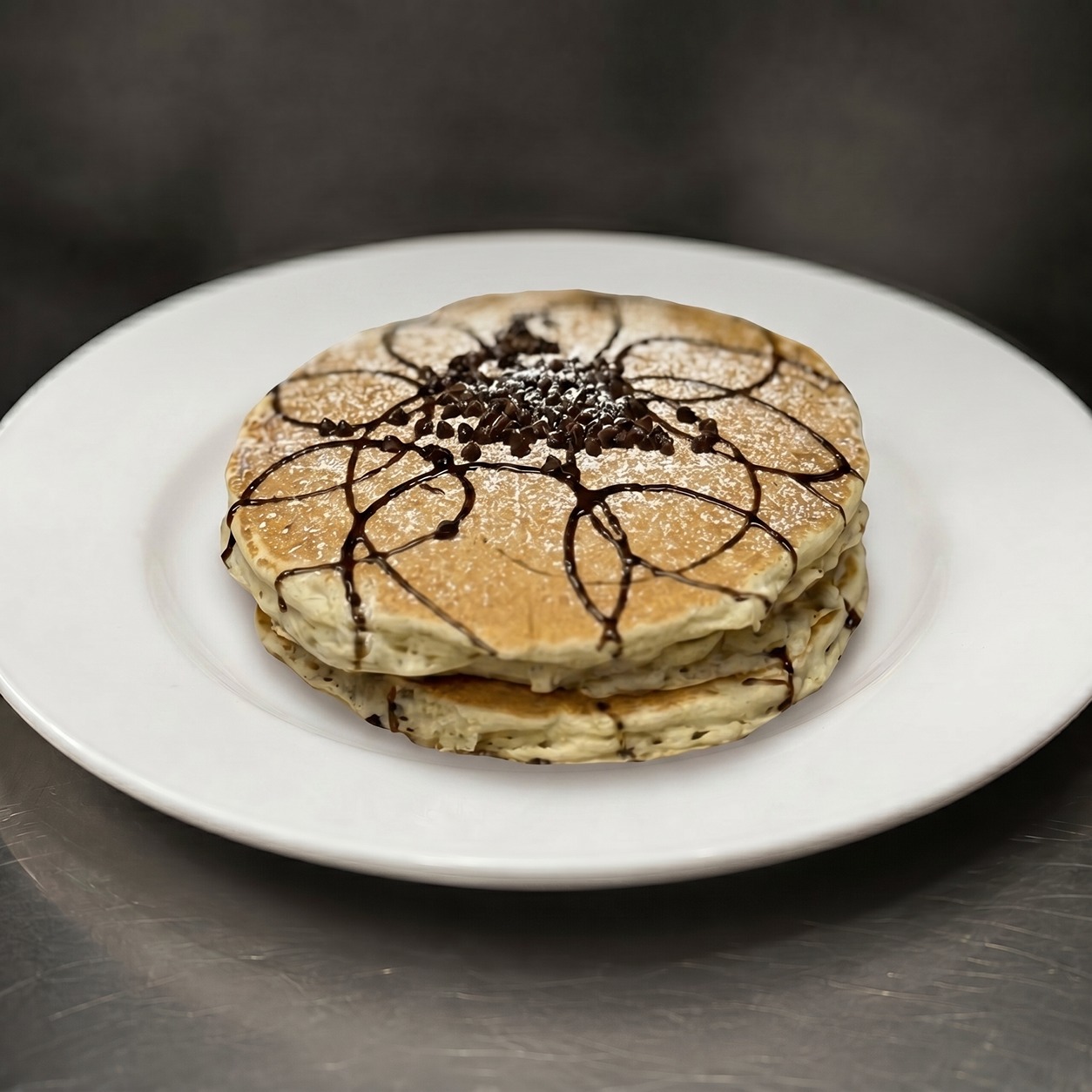 Chocolate Chip Pancakes.