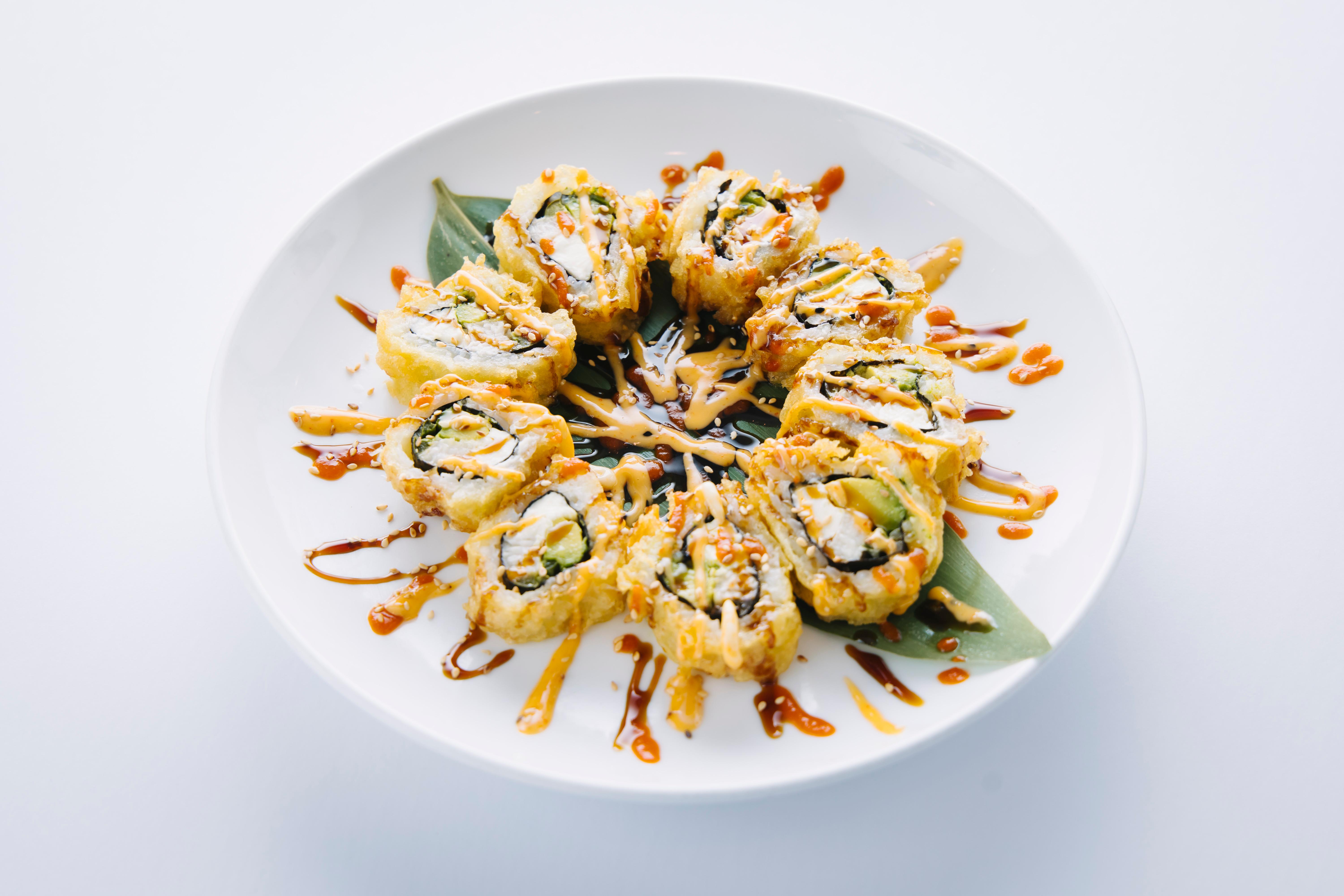 Yellowtail in Heaven Roll.