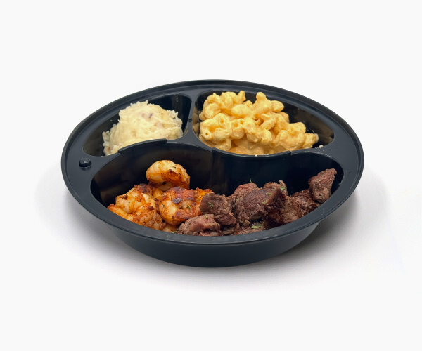 Shrimp & Steak Dinner.
