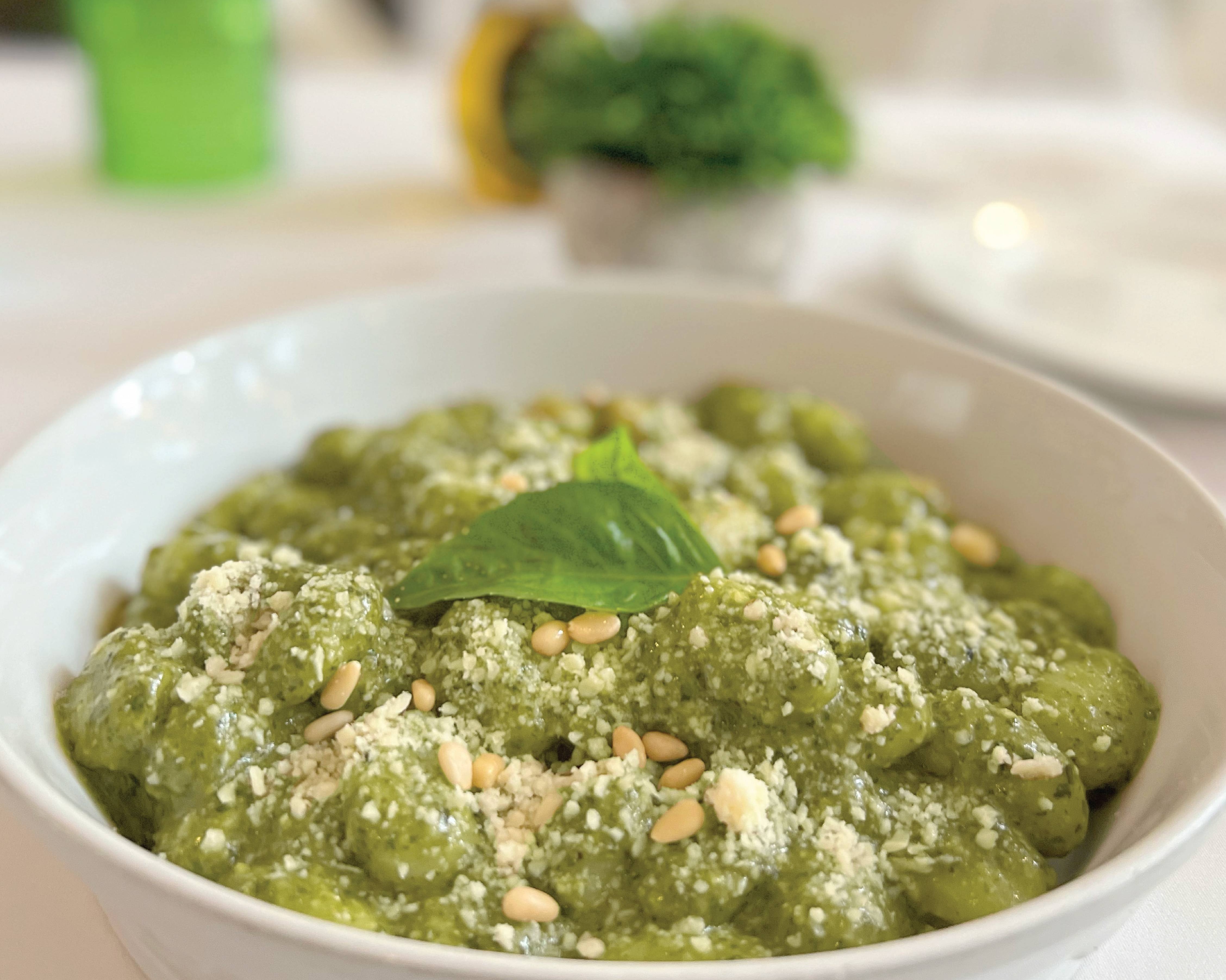 Gnocchi Pesto.
