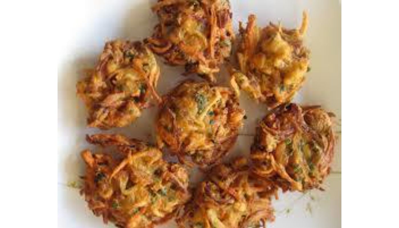 Vegetable Pakora (Vegan, Gluten-Free).