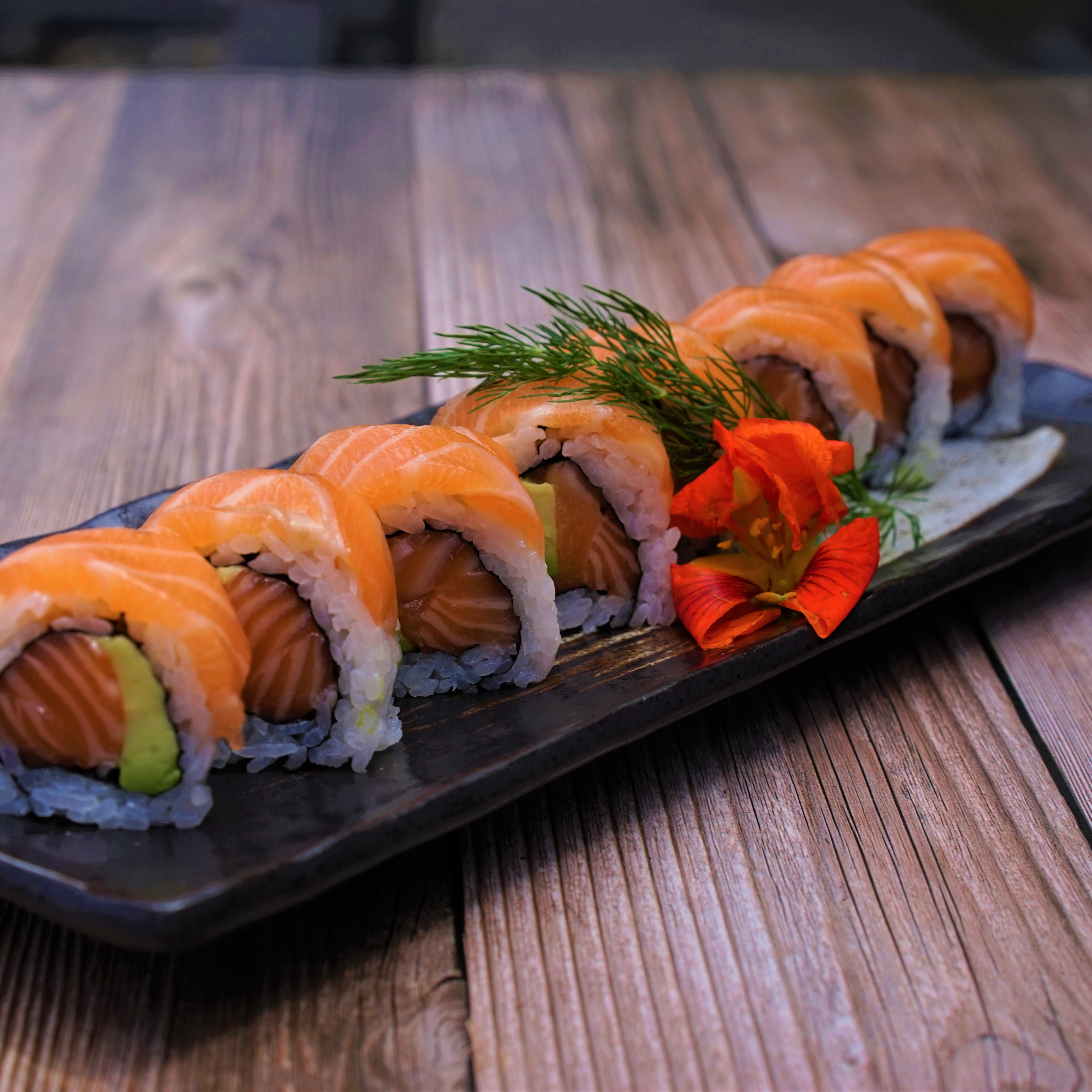 Salmon Lover Roll.