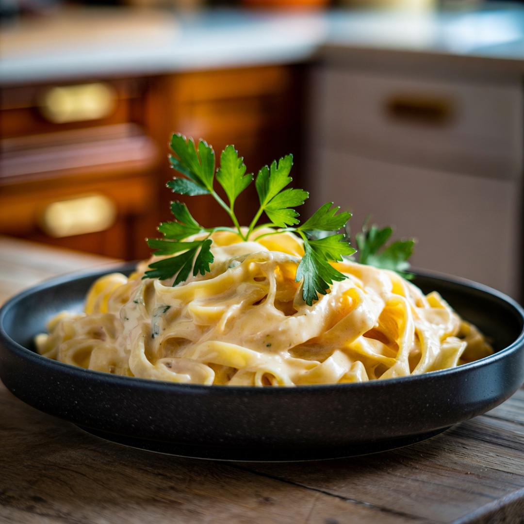 Fettuccine Alfredo.