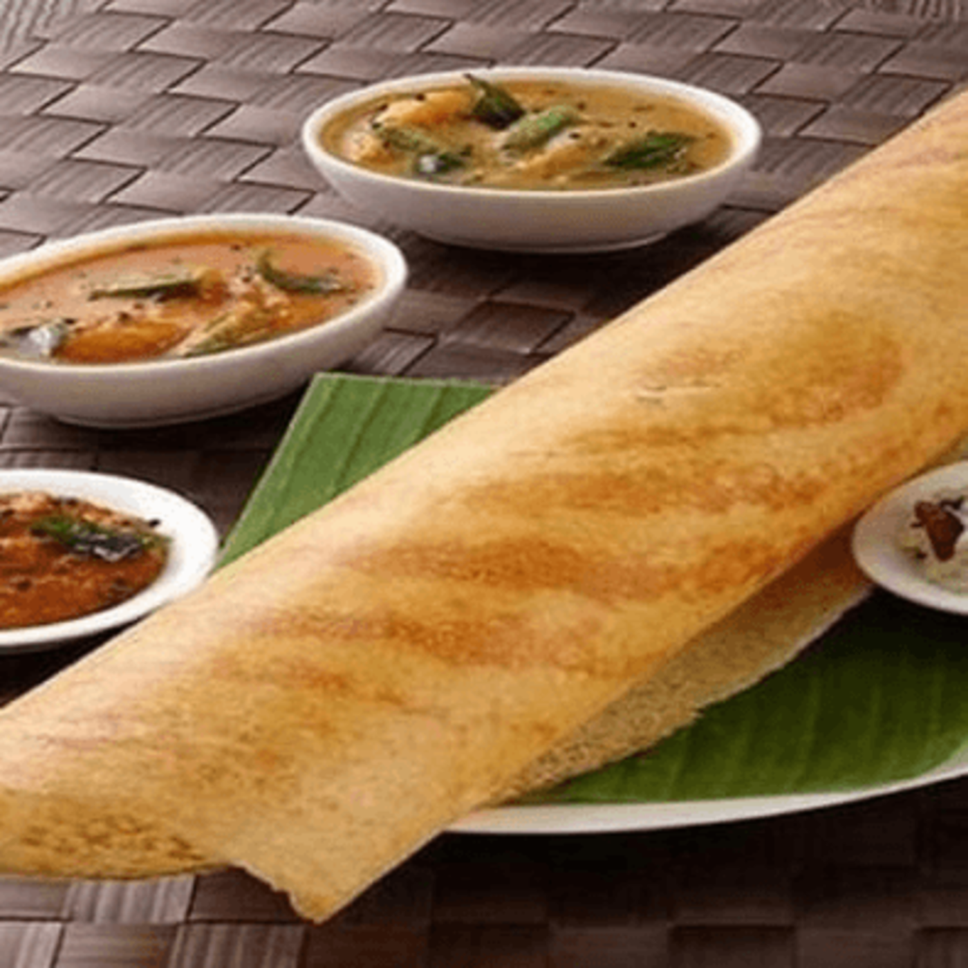 Plain Dosa (South Indian Lentil Crepe).