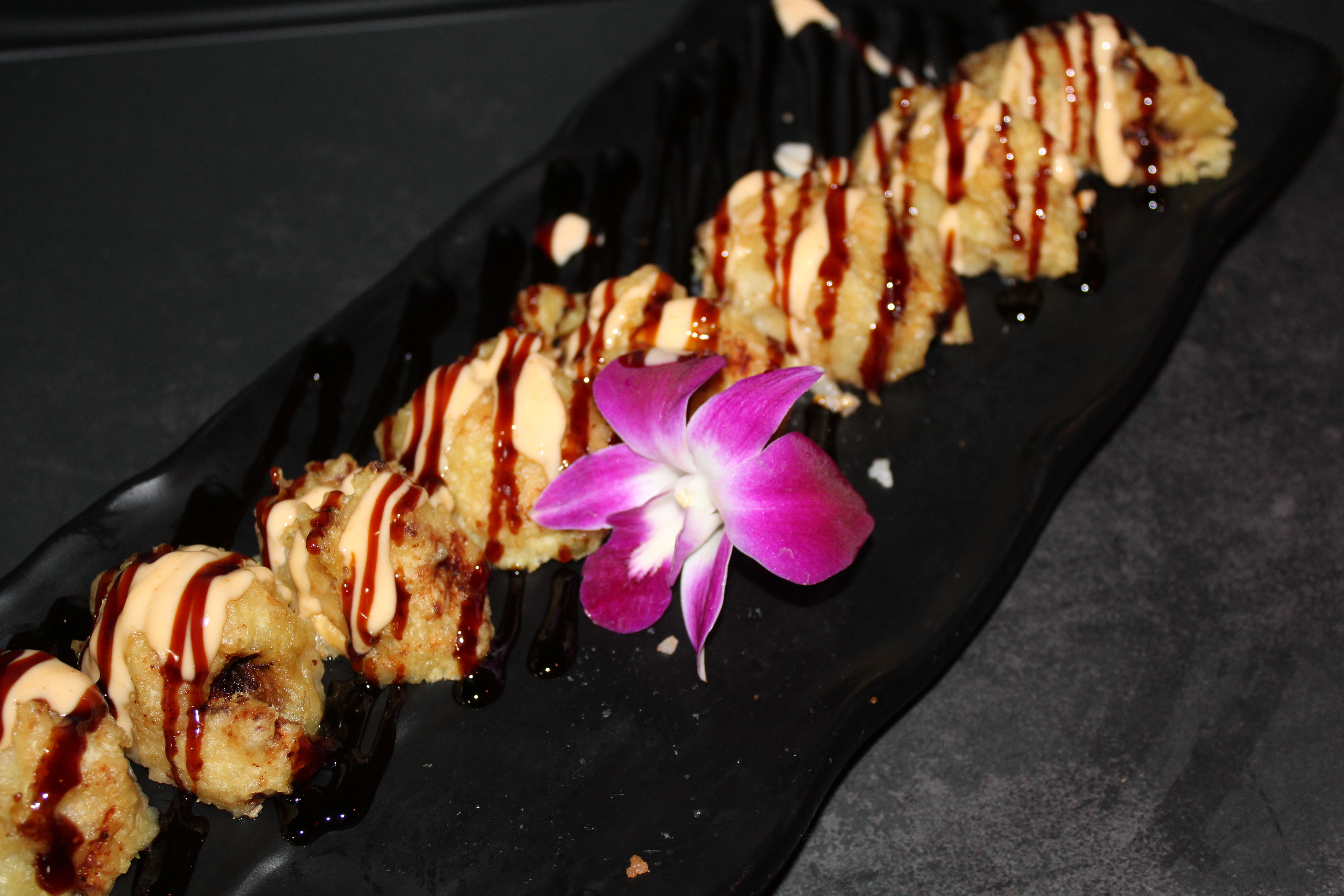 Spicy Tuna Stuffed Mushrooms.