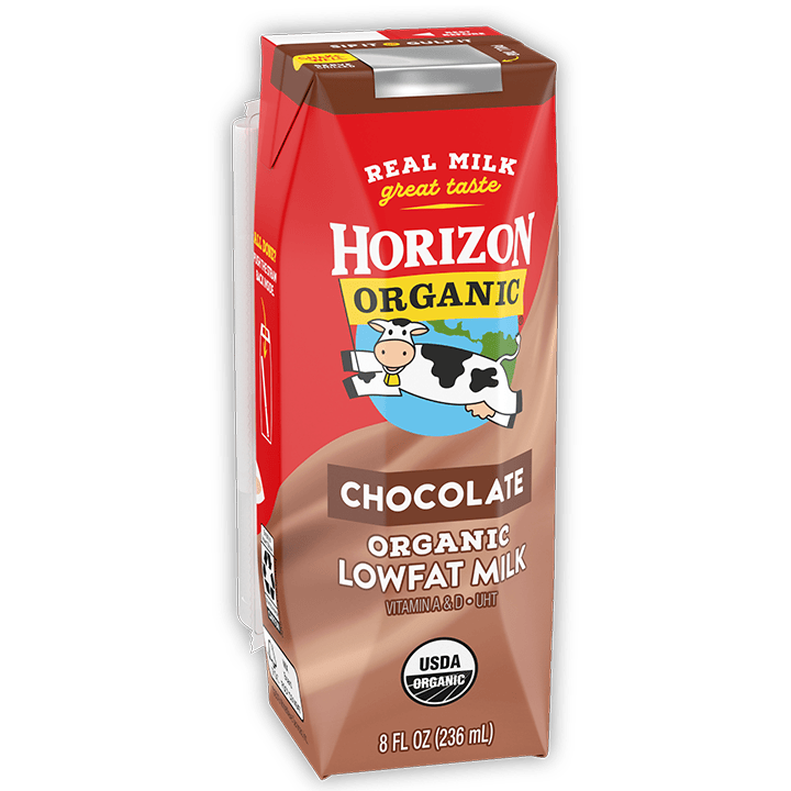 Organic Low Fat Chocolate Milk.
