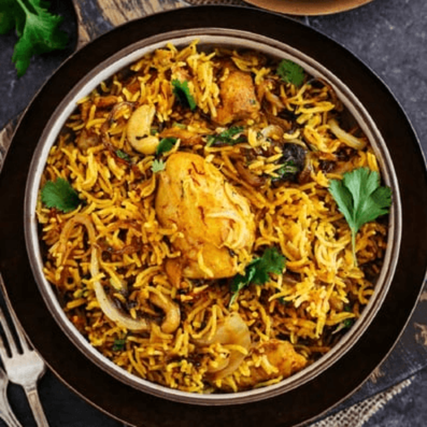 Chicken Chaska Biryani.