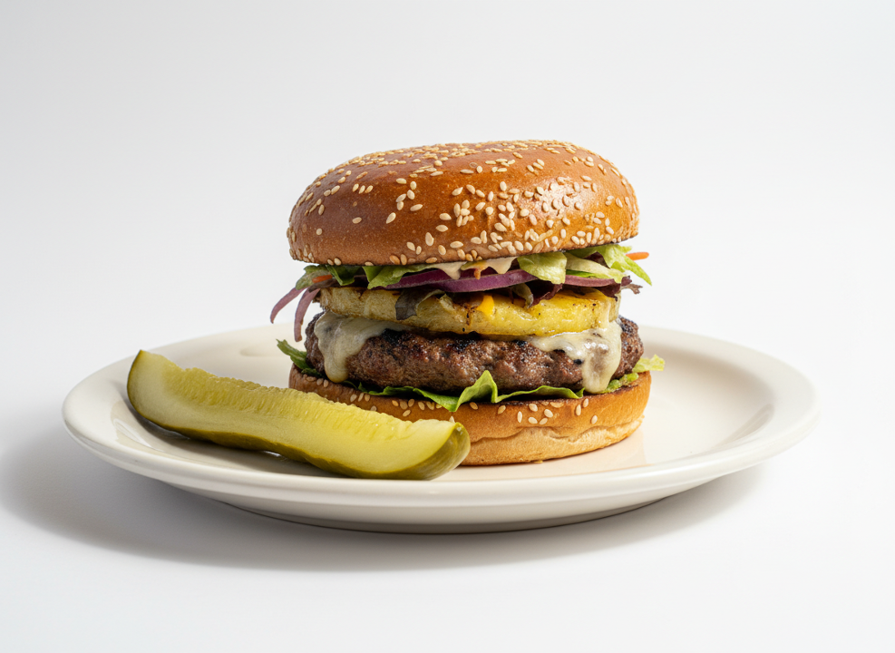 Hawaiian Luau Burger.