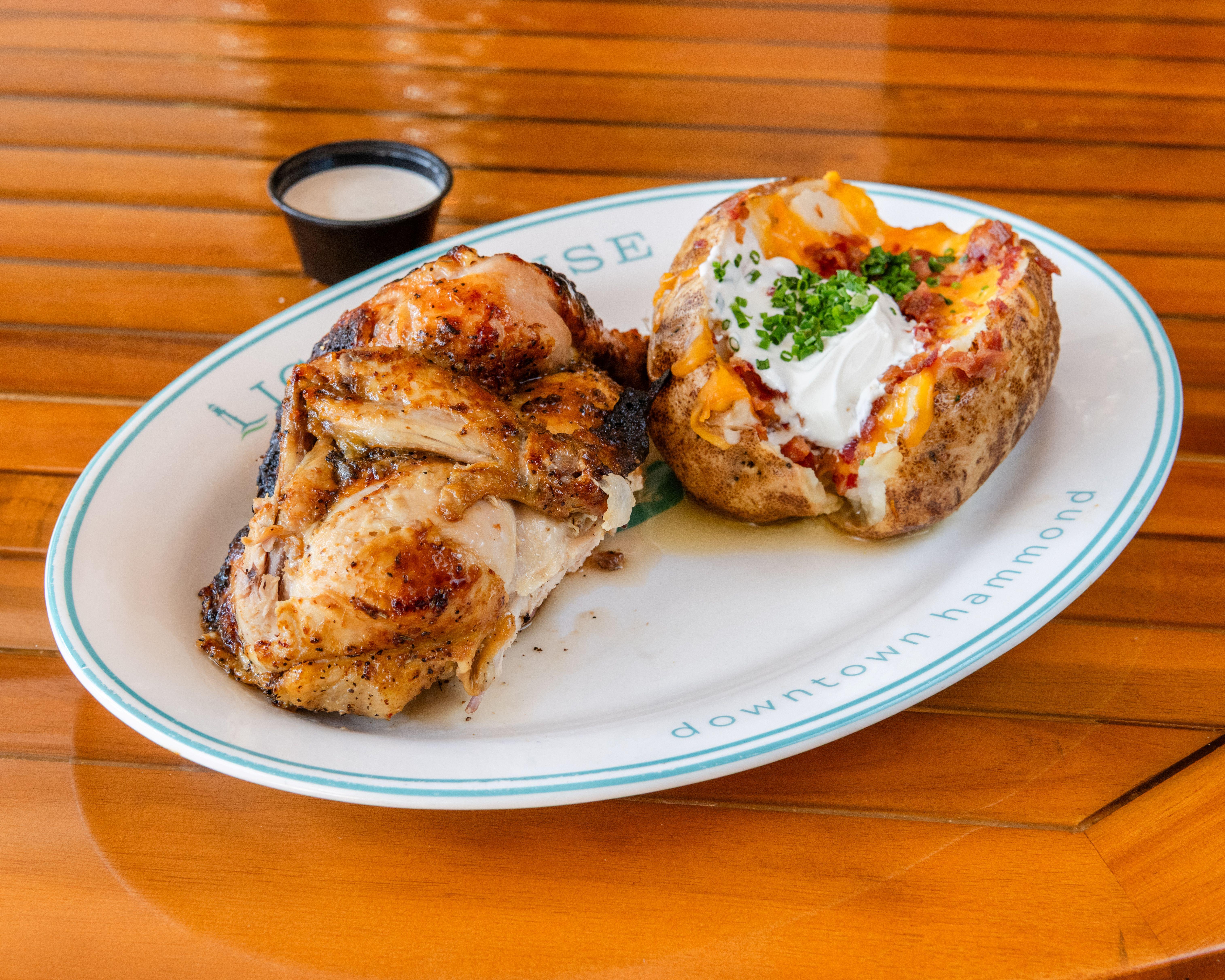 1/2 Rotisserie Chicken.