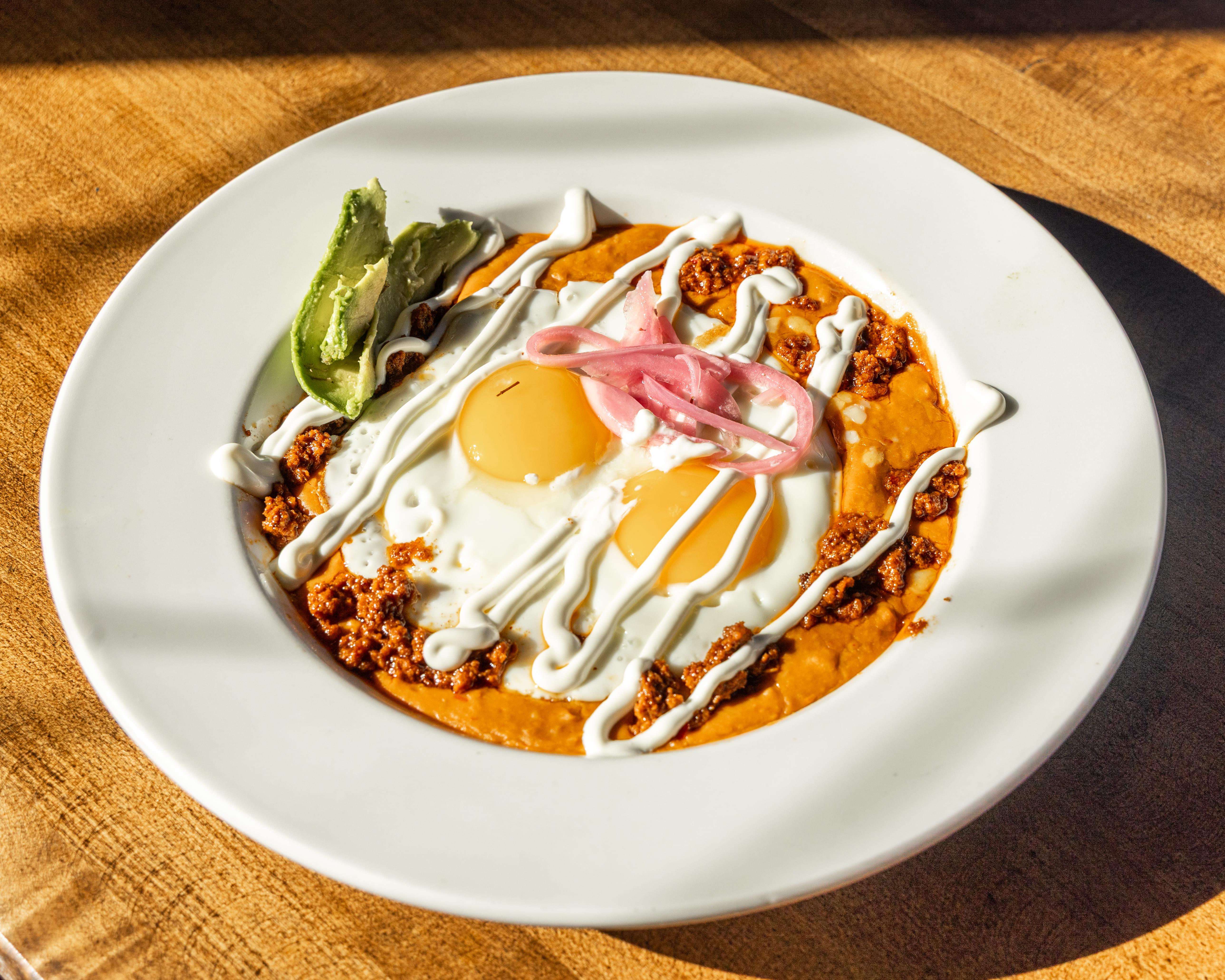 Huevos con Chorizo.