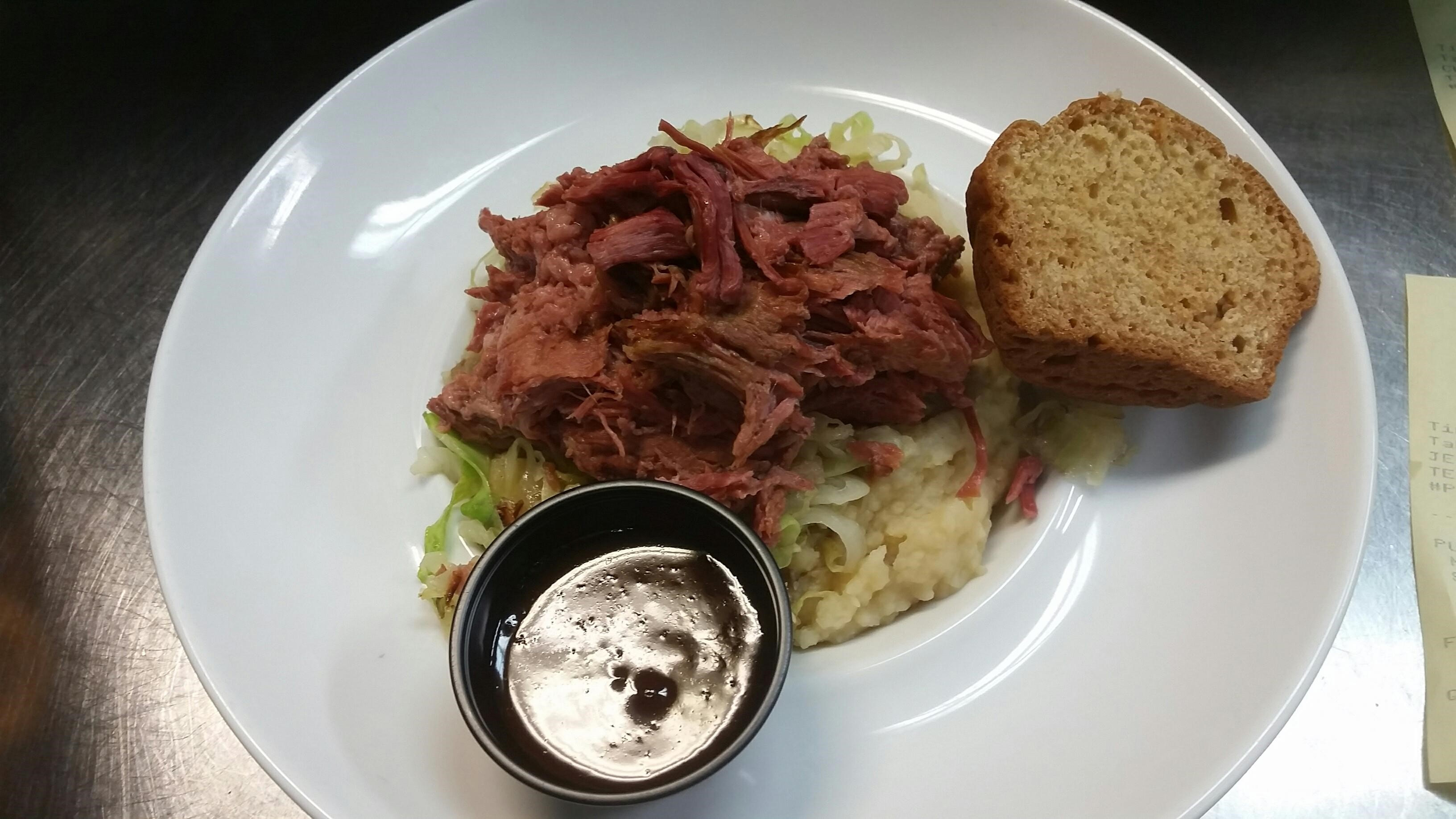 CORNED BEEF & CABBAGE.