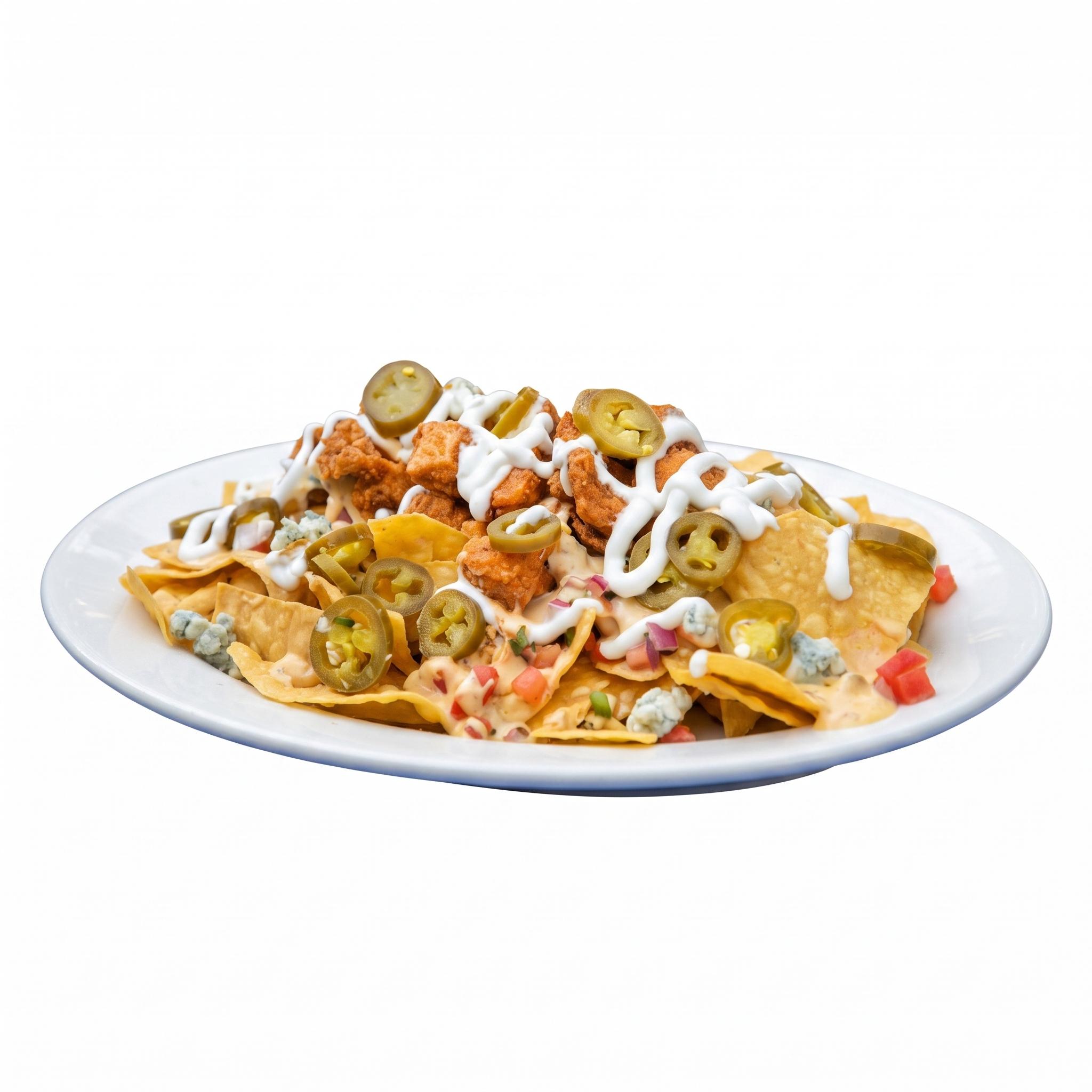 Buffalo Chicken Nachos.