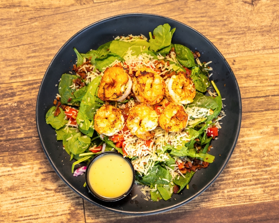 Shrimp and Spinach Salad.