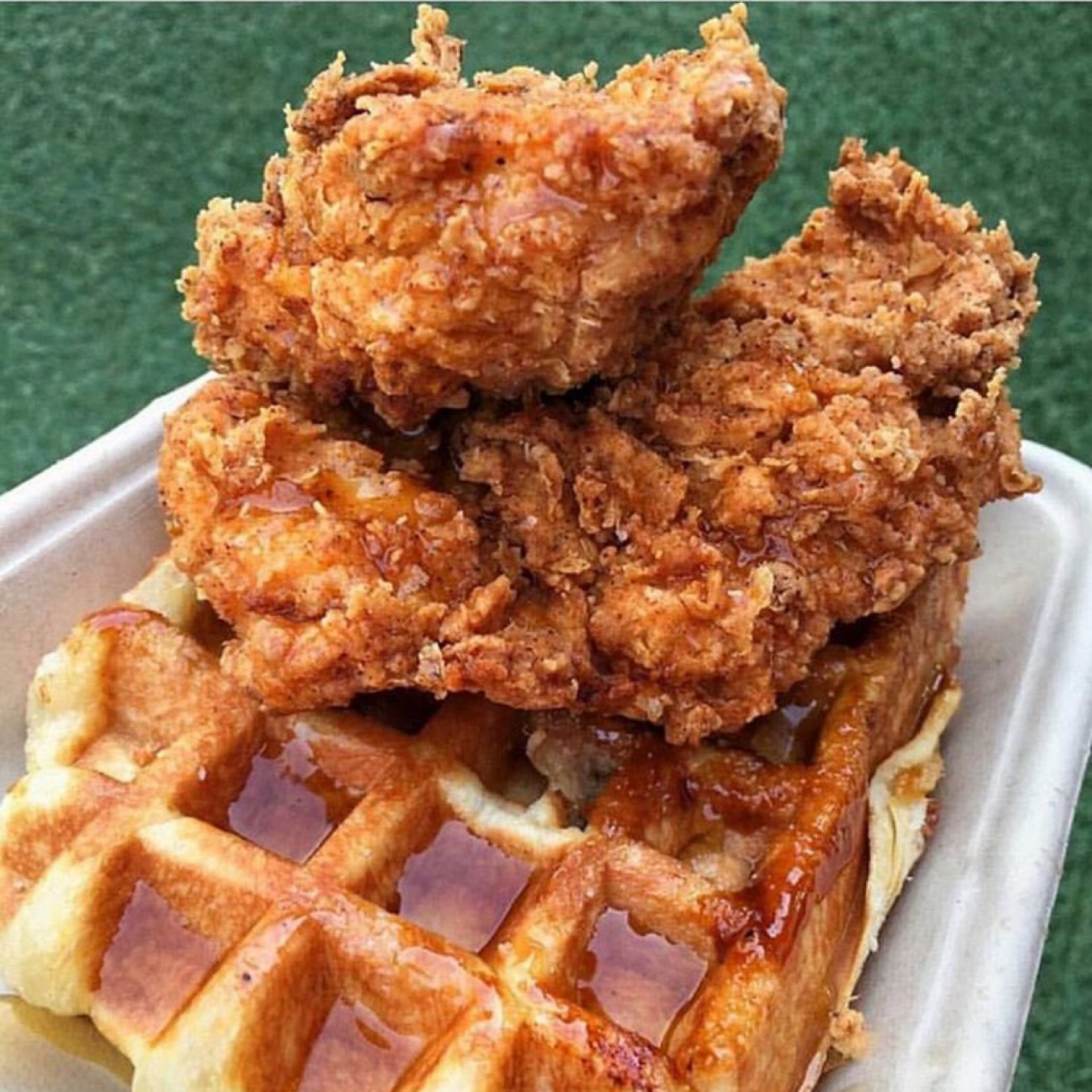 Chicken and Waffles.