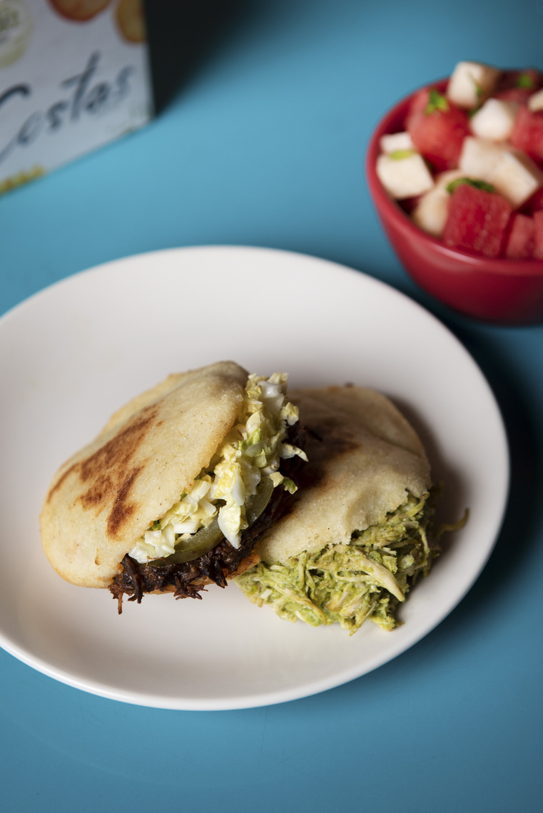 #3- 2 Arepas + soup, side, or drink.