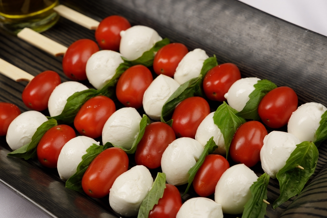 Caprese Skewers.
