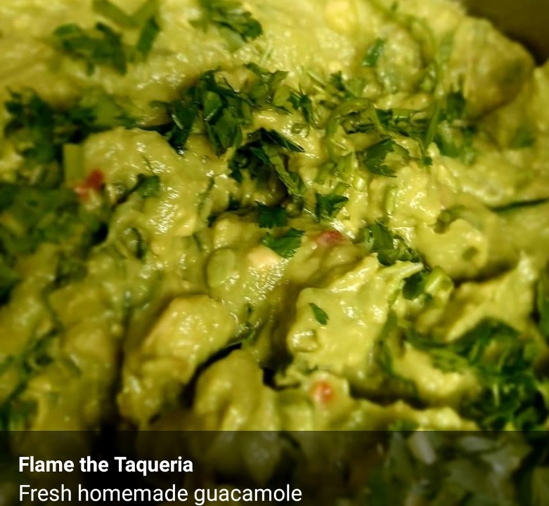 Homemade Tortilla Chips and Guacamole.