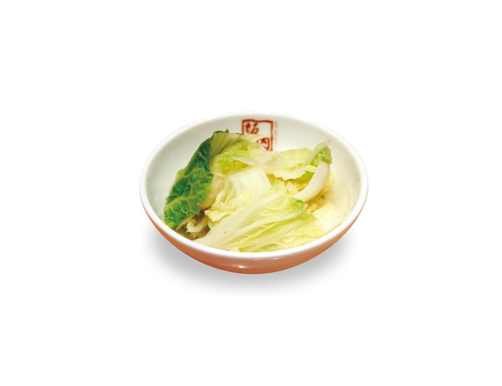 Boiled Nappa Cabbage.