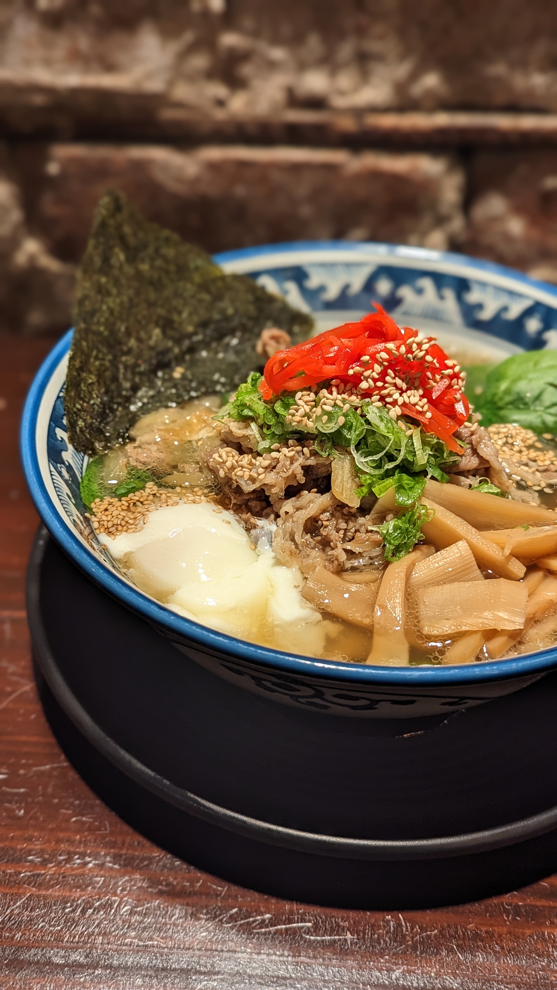 Sukiyaki Beef Ramen.