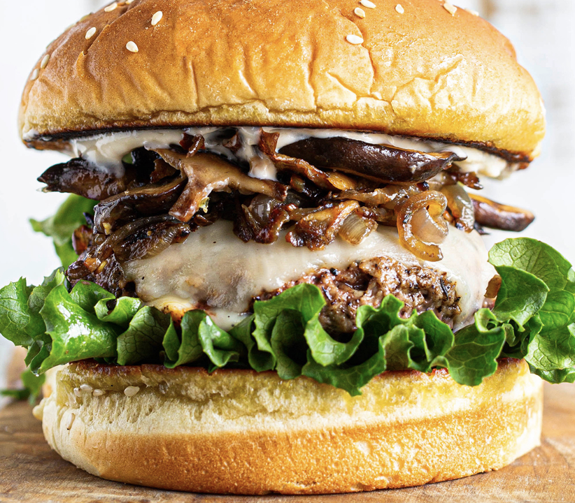 Bruno’s Mushroom Burger.