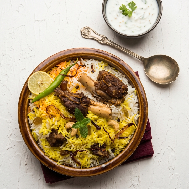 Lamb Biryani.