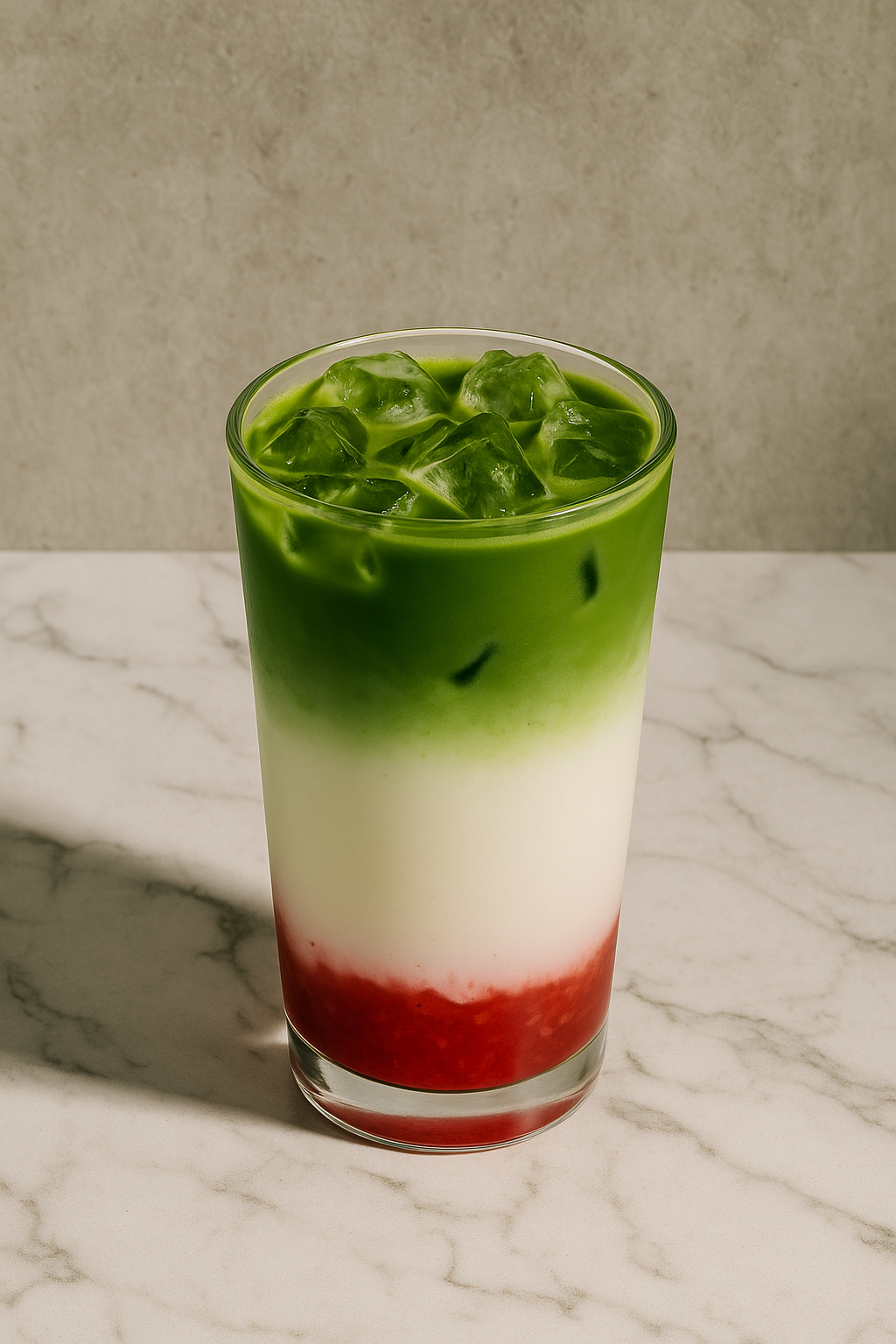 Strawberry Matcha.