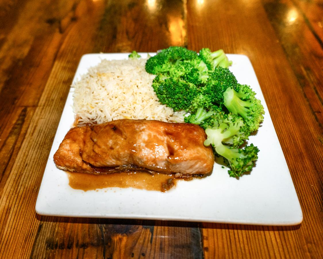 Cedar Plank Salmon.