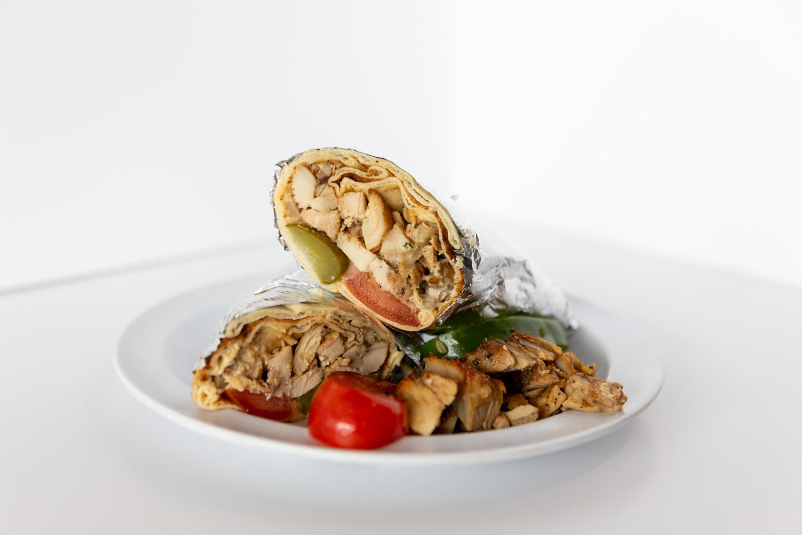 Chicken Shawarma Wrap.