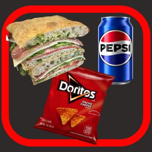 Down Right American Sandwich Deluxe.