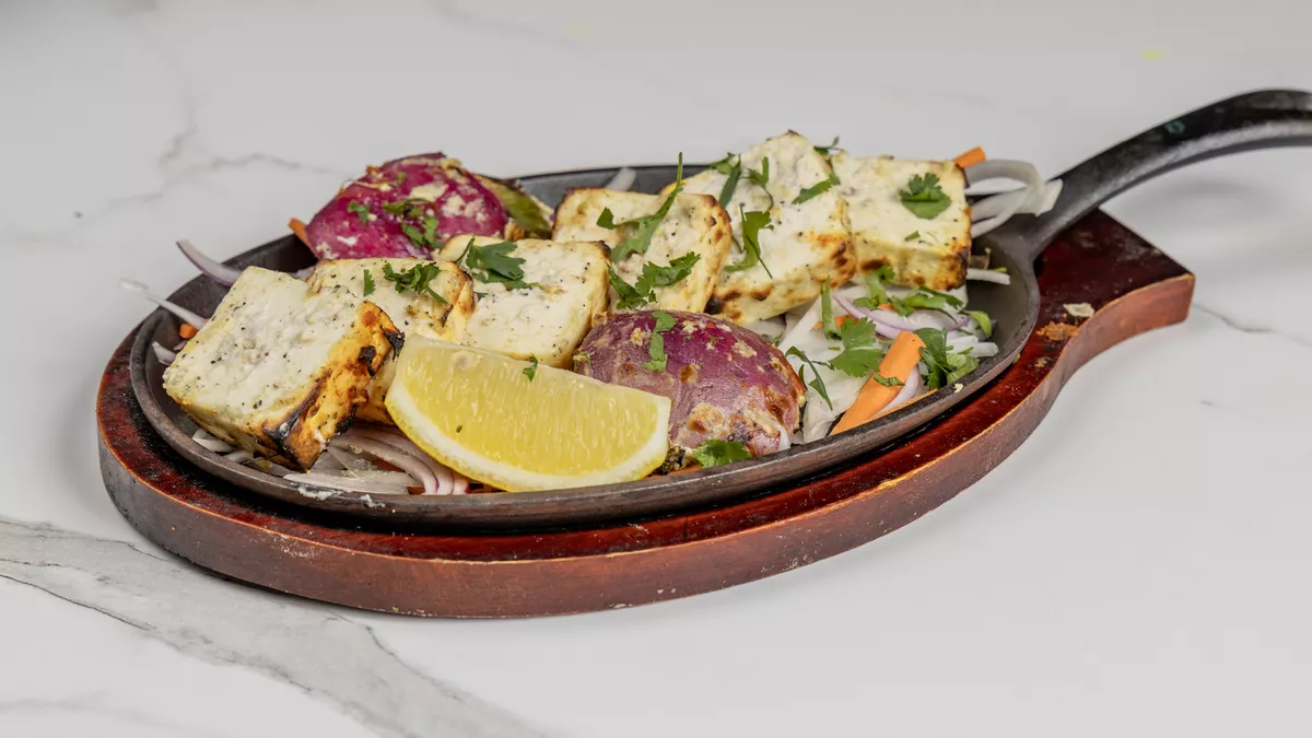 Malai Paneer Tikka.