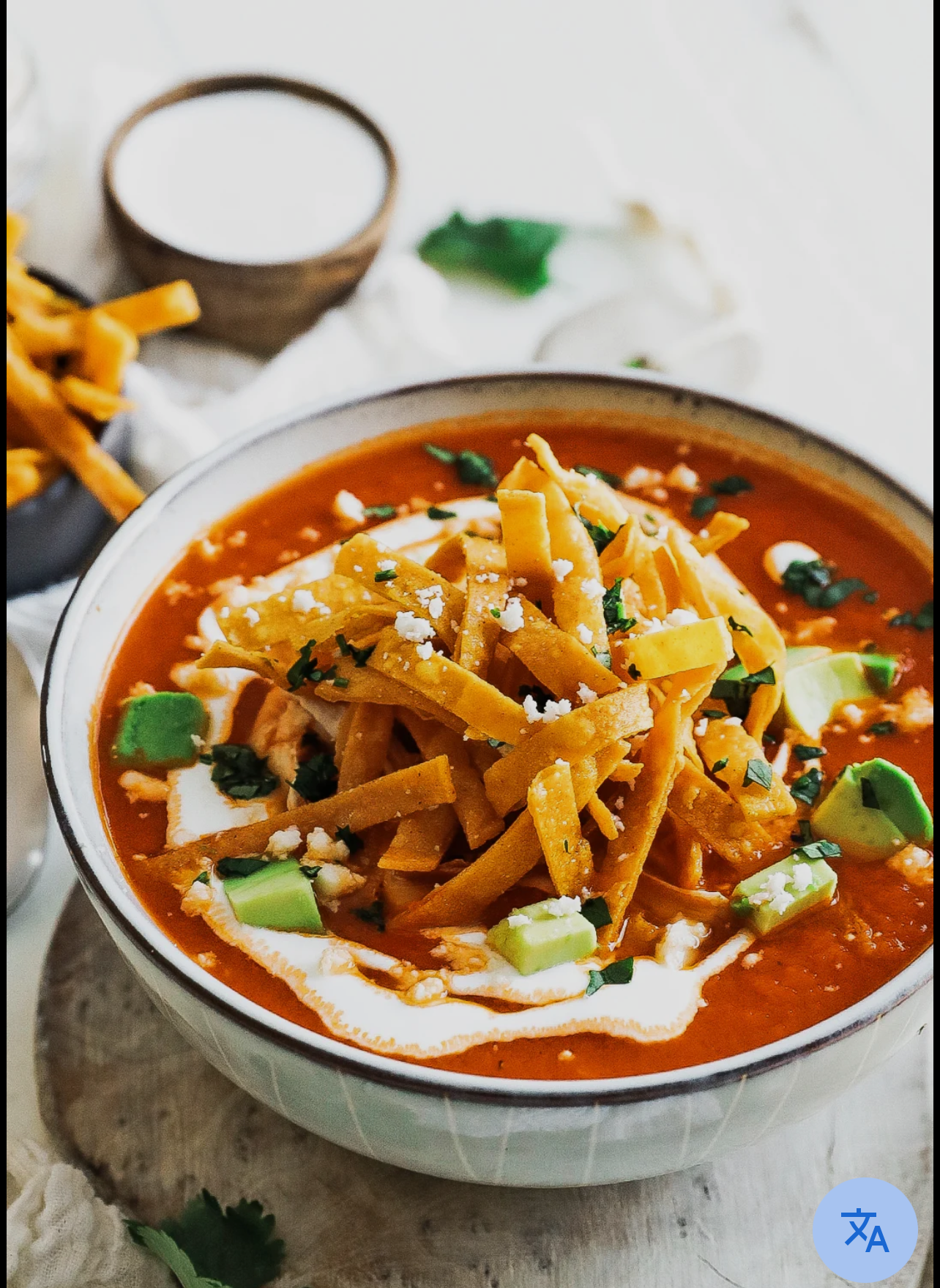 TORTILLA SOUP.