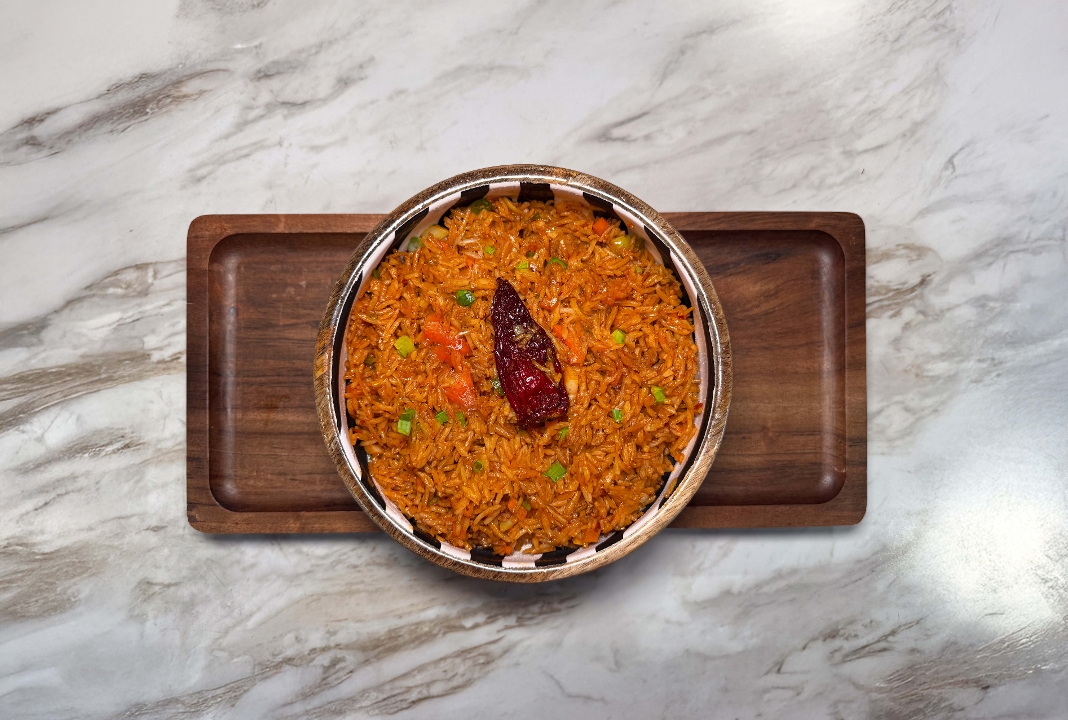 Veg Chili Garlic Fried Rice.