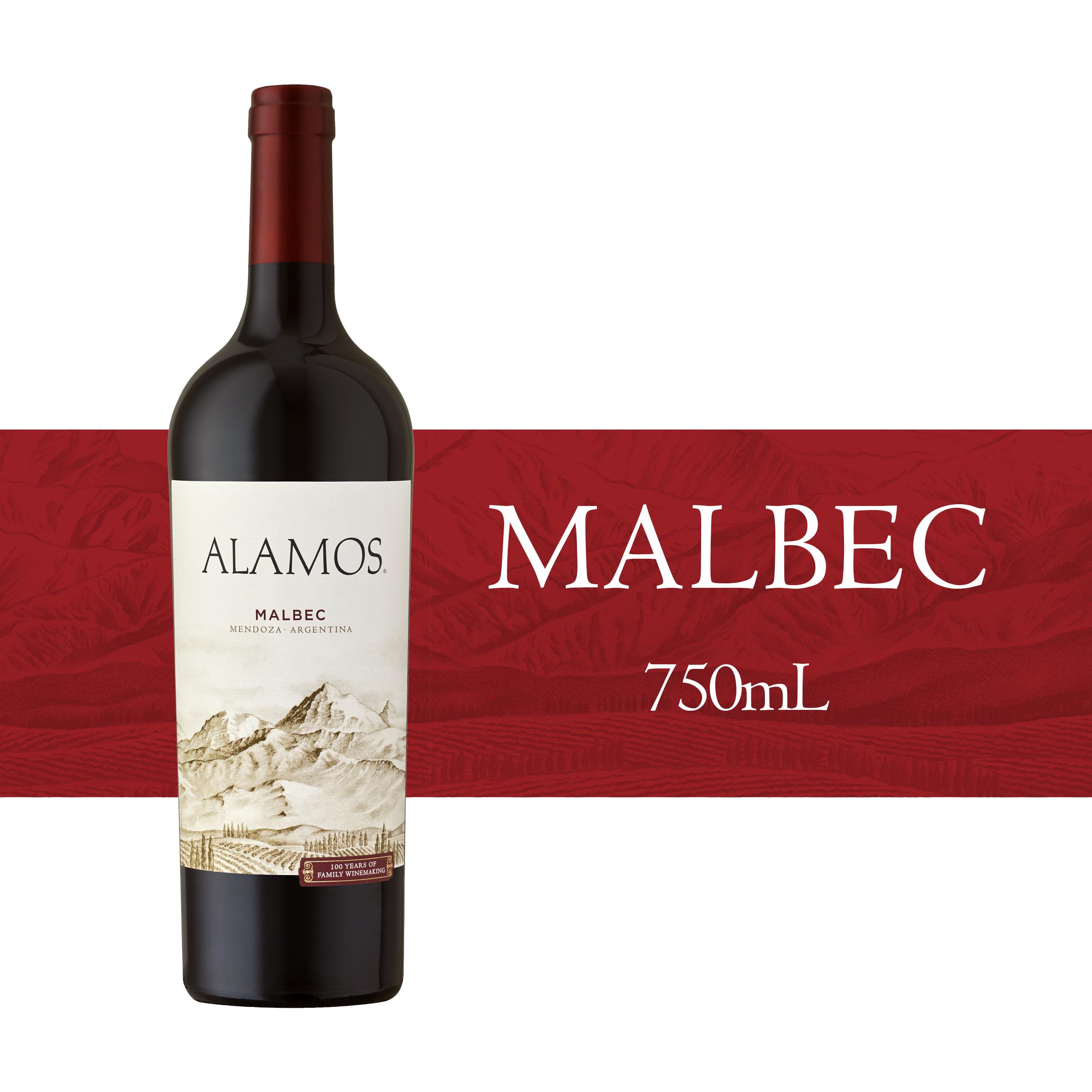 Alamos Mendoza Argentina Malbec 750ml.