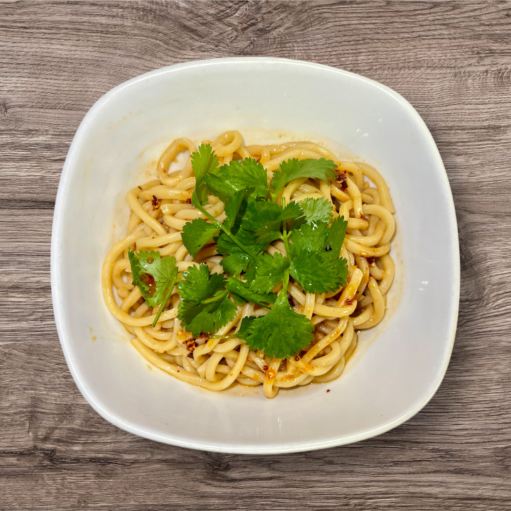 SPICY GARLIC NOODLE.