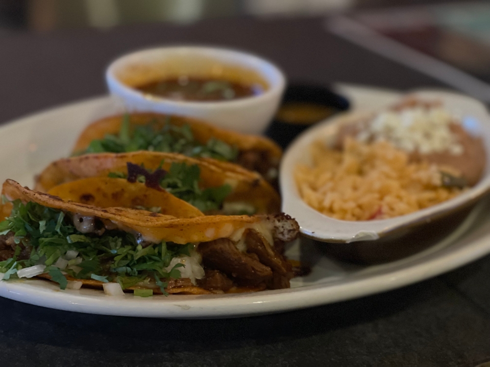 Barbacoa tacos.