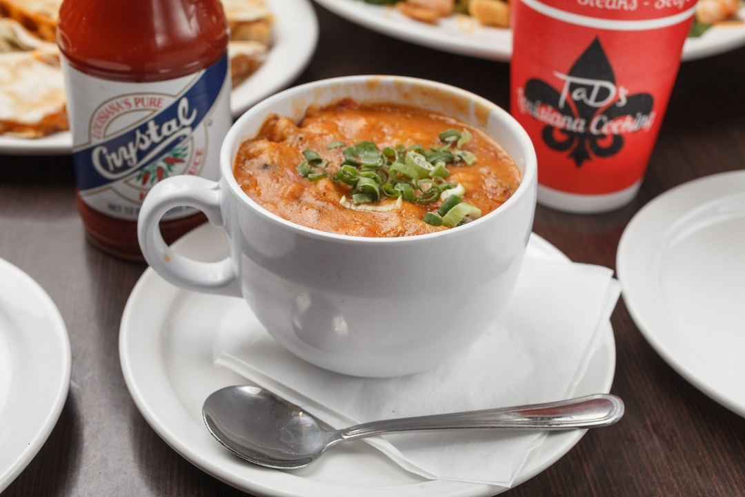 Cup Crawfish Etouffee.