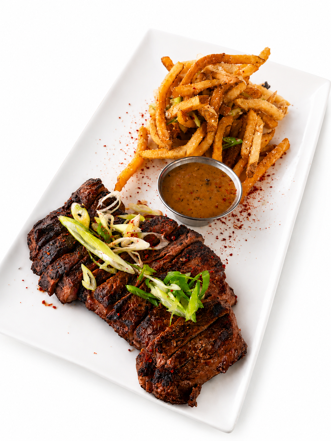 NY Strip Steak Frites.