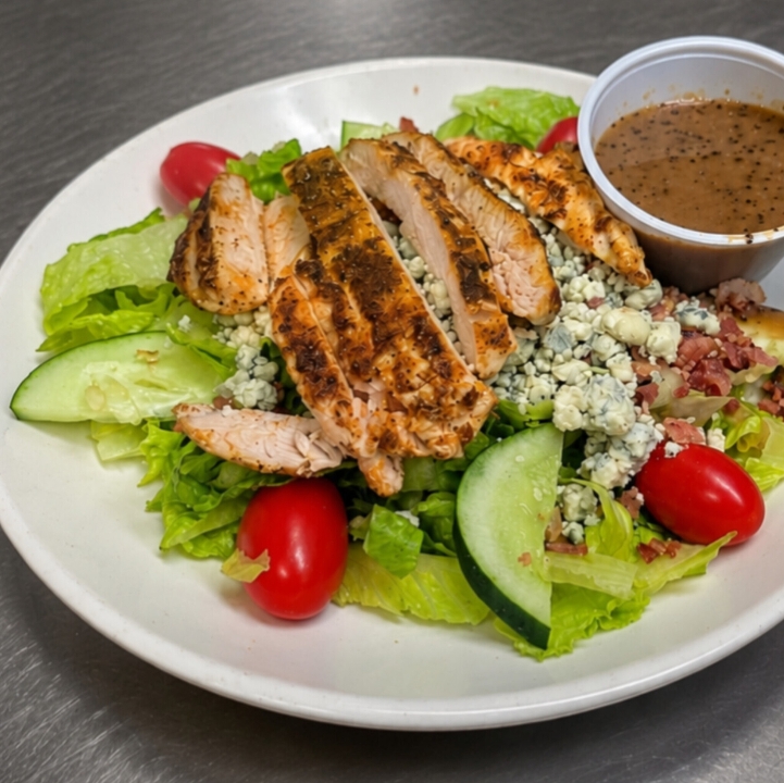 *Black & Bleu Chicken Salad.