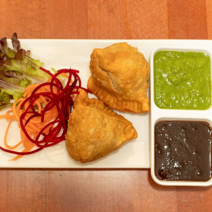 Vegetable Samosas.