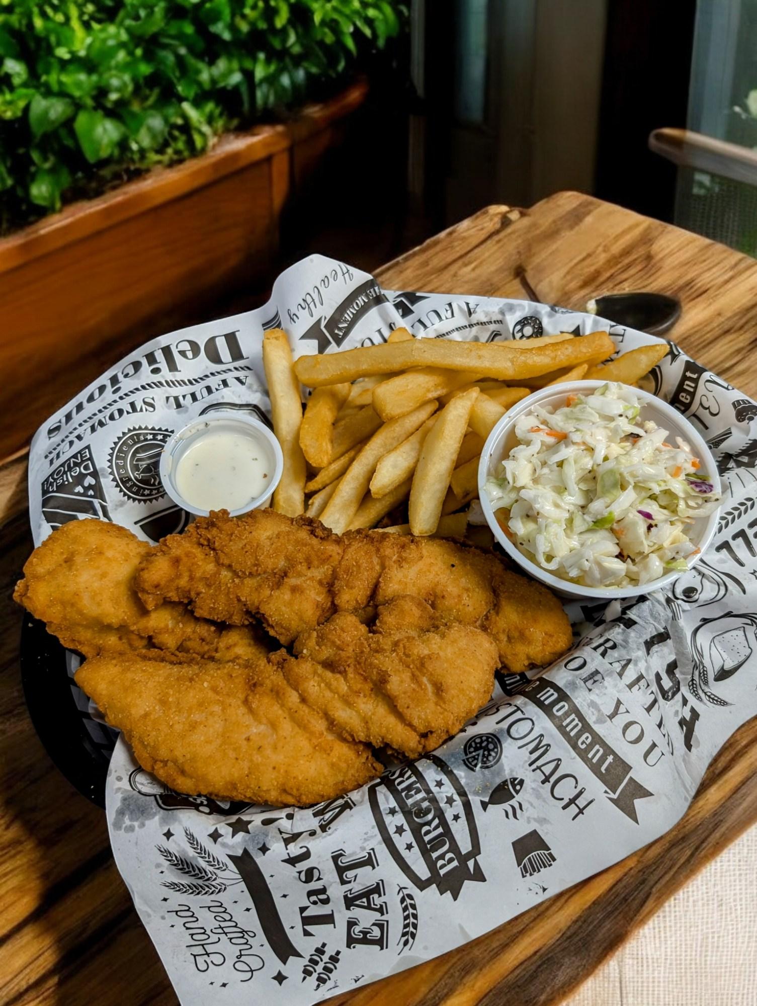 Chicken Tender Basket.