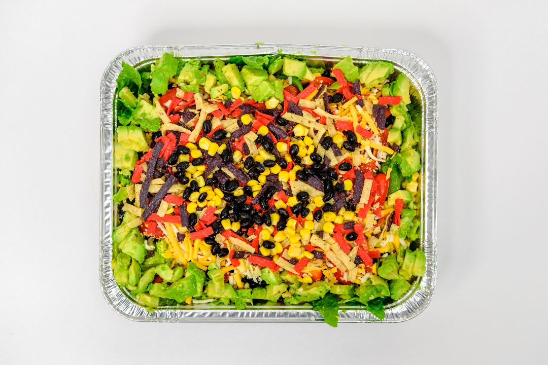 Medium vegetarian salad.