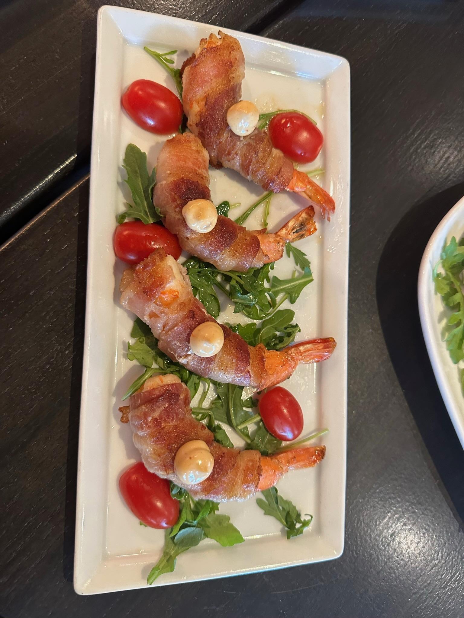BACON WRAPPED SHRIMP (GF).