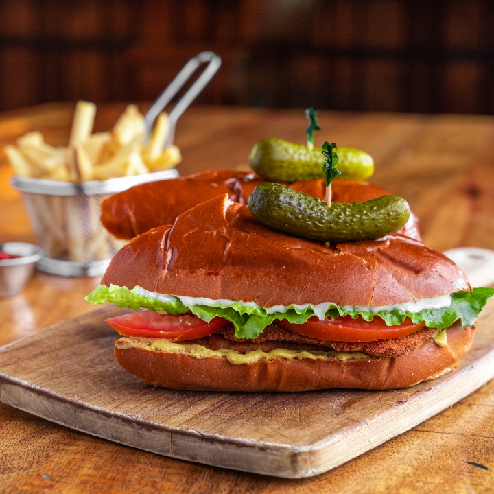 The Schnitzel Sandwich.
