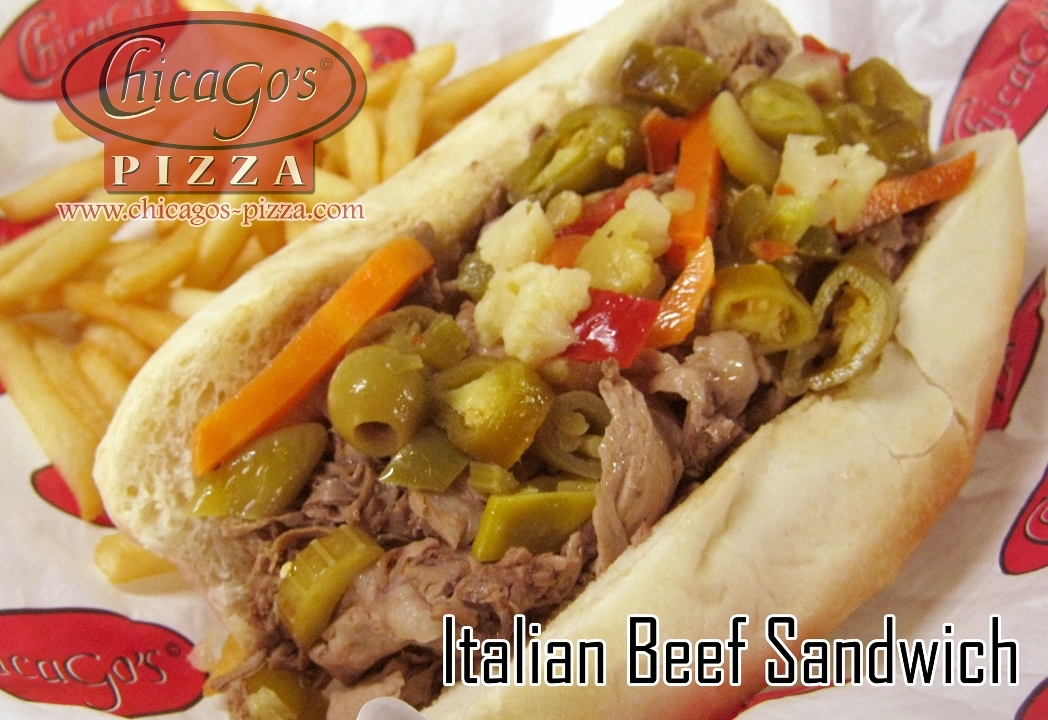 Italian Beef Sandwich.