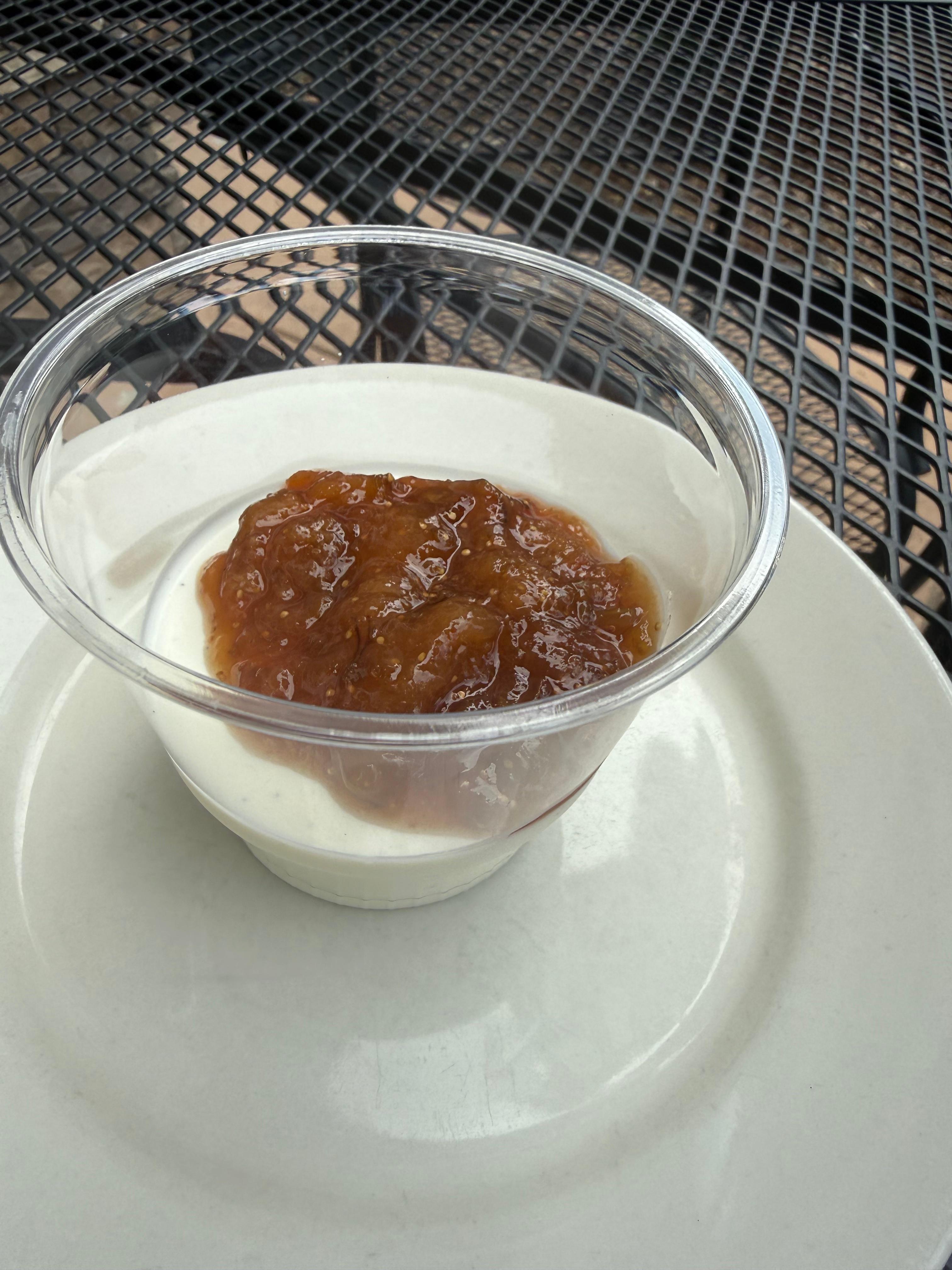 Fig Panna Cotta.