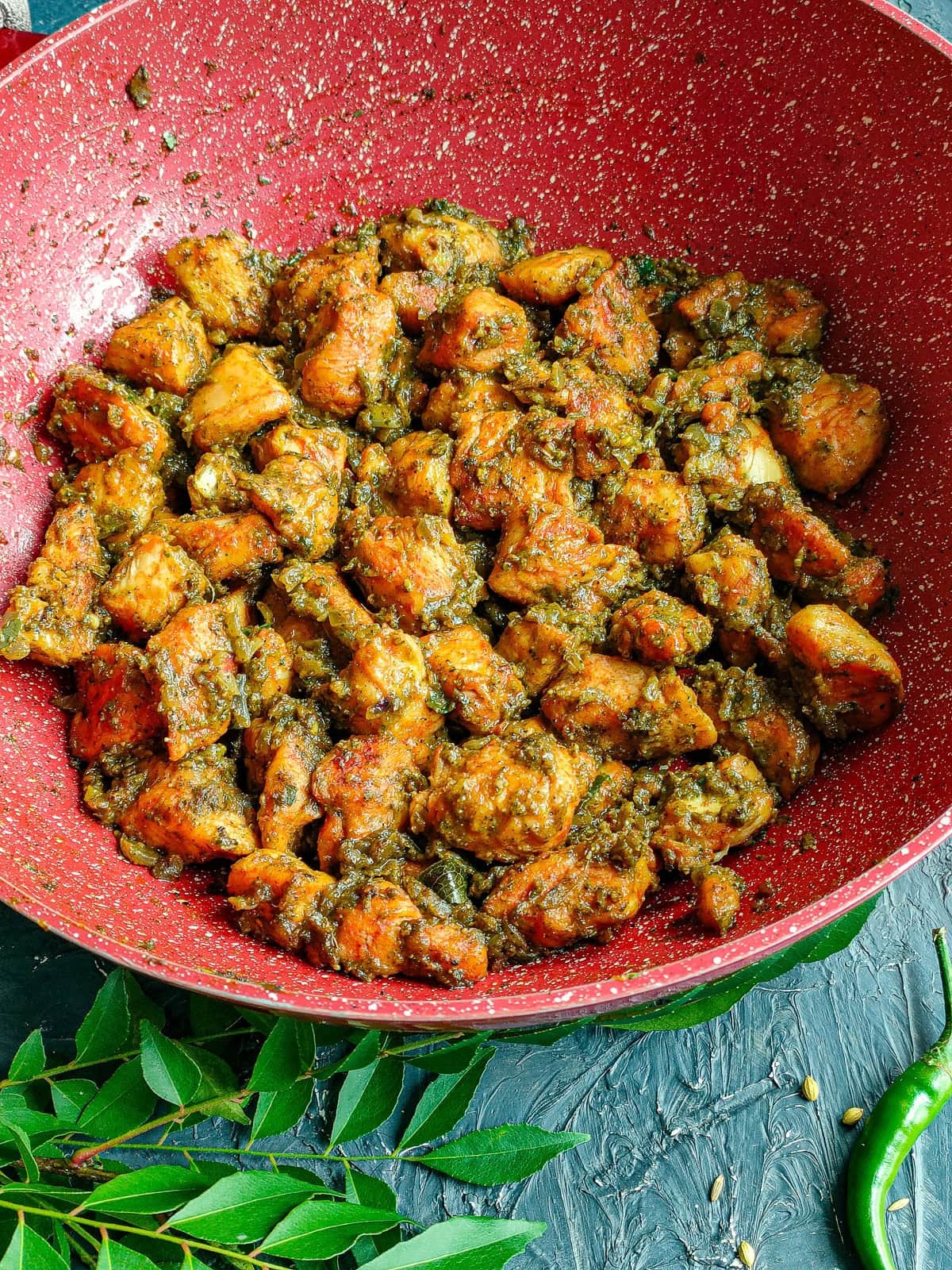 Curry Leaf (Crazy) Chicken.