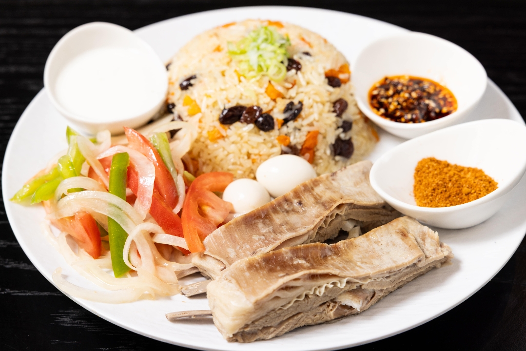 Braised Lamb Rib Pilaf 新西兰羊排手抓饭.