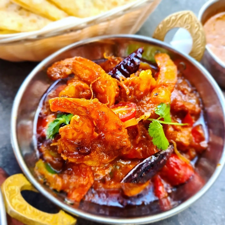 Kadhai Shrimp.