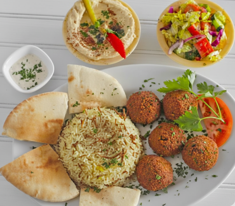 48.Veggie Falafel Combo.